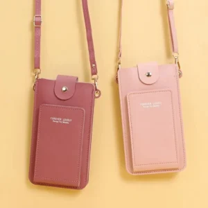 Women Bags Soft Leather Wallets Touch Screen Cell Phone Purse Crossbody Shoulder Strap Handbag for Female Cheap Women's Bags - Image 5