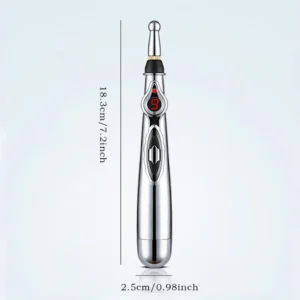 Electric Acupuncture Point Massage Pen Meridian Energy Massage Pen Pain Relief Therapy Back Neck Face Beauty Roller - Image 7