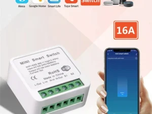 16A Wifi Smart Switch Smart Home Light Switches Module 2 Way Control Work with Tuya Smart Life Alexa Google Home Switch