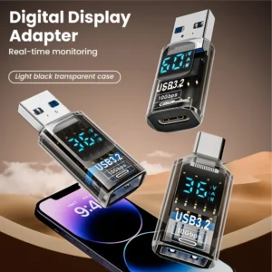 USB 3.2 Digital Display Adapter 10Gbps USB Male TO USB Female Converter Fast Charging Data Transafer USB C Adapter For PC Laptop - Image 3