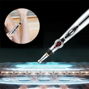 Electric Acupuncture Point Massage Pen Meridian Energy Massage Pen Pain Relief Therapy Back Neck Face Beauty Roller - Image 4