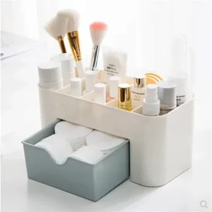 Desktop Double Layer Makeup Organizers Storage Box Cosmetic Drawers Jewelry Display Box Case Container Boxes Organizer New - Image 4