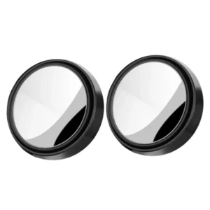 2Pcs Round Frame Convex Blind Spot Mirror Safety Driving Wide-angle 360 Degree Adjustable Clear Rearview Mirror Car Accessories - Image 7