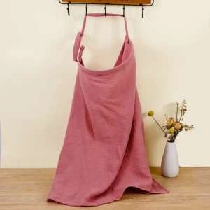 Breathable Baby Nursing Cover Maternity Breastfeeding Cover Cotton Muslin Baby Feeding Blanket Privacy Apron Stroller Blankets - Image 6