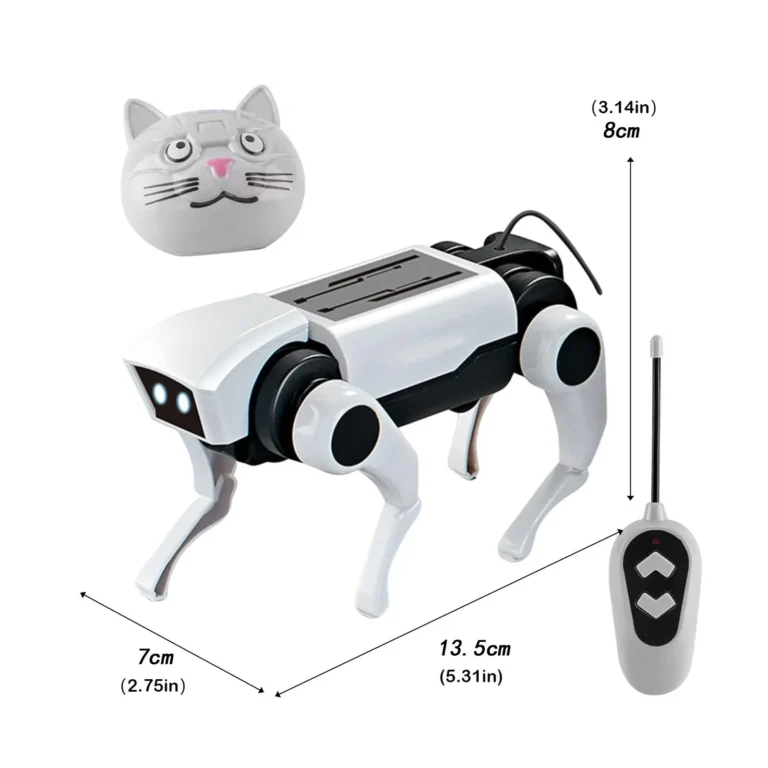 Rc Robot Children's Remote Control Mechanical Dog Toy Science Teaching Diy Assembling Model Electric Set Toys for Boys Kids Gift - Image 6