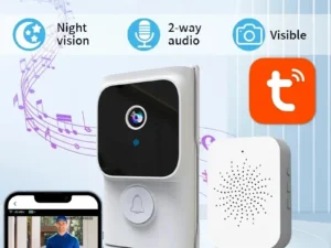 ZEXEF Tuya Popular Wireless Doorbell Camera 1080 High-Definition Bidirectional Audio WiFi Video Intelligent Home Doorbell
