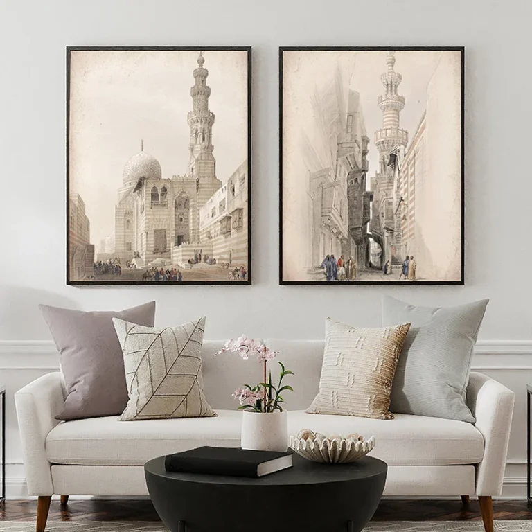 Modern Arabic Calligraphy for Muslim Mosque Architecture Islamic Posters Canvas Painting Wall Art Picture for Room Home Decor - Image 4