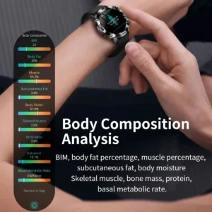 2025 New Smart Watch For Men Health Blood PressureBlood Oxygen Uric Acid Fitness Tracker Watches Bluetooth Call ECG Smartwatch - Image 5