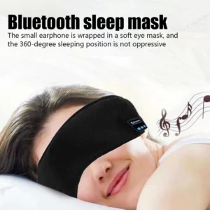Bluetooth Wireless Headphones Sleeping Eye Mask Earphones Smart Music Sleep Headband Soft Elastic Eye Cover Headset Yoga Travel - Image 3