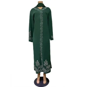 Muslim Clothing Woman Abaya Dubai Luxury Islam Ramadan Kebaya Long Sleeve Diamonds Holiday Dress Eid Femme Islamic Dress Abayas - Image 5