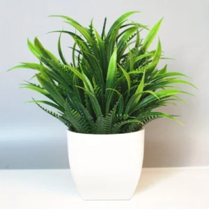 1PCS Artificial Potted Plant Scene Desktop Home Office Shelf Decor Tabletop Landscape Bonsai Wedding Room Party Accessories Vine - Image 5