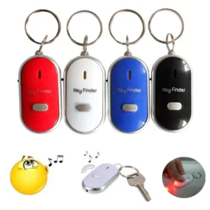 Mini Anti-lost Whistle Key Finder Flashing Beeping Remote Kids Key Bag Wallet Locators - Image 4