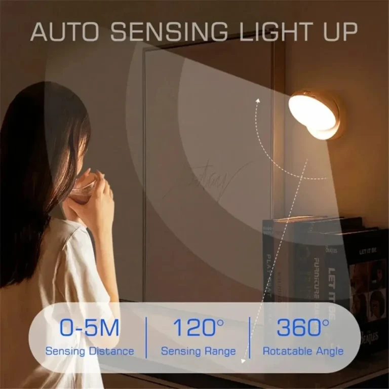 LED Night Light USB Charging Intelligent Human Induction For Bedside Cabinet Home Wardrobe Lighting Motion Sensor Light Led Lamp - Image 3