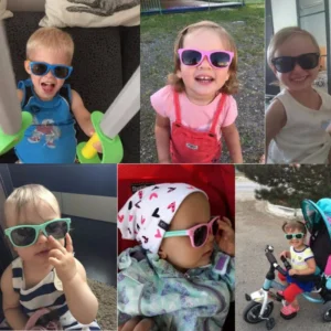 Classic Kids Silicone Sunglasses UV400 Eyewear for Boys Girls TR90 Goggles Children Sunglasses UV Protection Kids Eyewear - Image 7