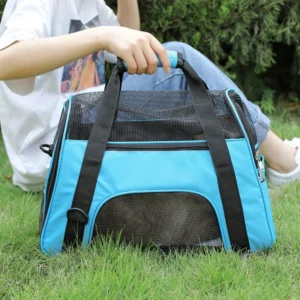 Cat Dog Carrier Soft-Sided Pet Travel Carrier Breathable Mesh Small Dog Cat Outdoor Tent Carrier Outgoing Pets Handbag - Image 5
