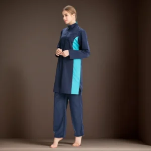 Muslim Women Hijab Swimsuit Hooded Swimwear Islmaic Full Cover Burkini Arab Modest Beachwear Bathing Suit Surf Swim Wear - Image 5