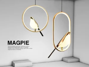 LED Bird Pendant Lamps for Bedroom Living Room Indoor Lighting for Home Chandelier Hanging Lights for Corridor Aisle AC85-265V