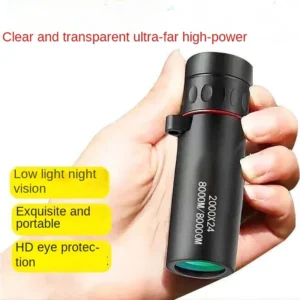 2000x24 HD Monocular Telescope Mini Portable Mobile Phone Telescope with Holder Outdoor Camping Hunting Birdwatching Telescopes - Image 4