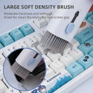 7 In 1 Keyboard Cleaning Kit Earphones Cleaner Brush For AirPods Computer Tablet Laptop TV Screen Mobile Phone Cleaning Tools - Image 7