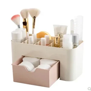 Desktop Double Layer Makeup Organizers Storage Box Cosmetic Drawers Jewelry Display Box Case Container Boxes Organizer New - Image 3