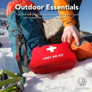 Multi-purpose small/large first aid kit: portable first aid kit for outdoor hunting, hiking, camping, etc., includes accessories - Image 6