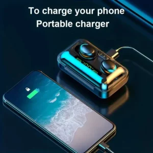 F9 Wireless Bluetooth Headphones Tws Waterproof Earbuds Earphones Digital Display Heaset Large Capacity Charging Case - Image 4