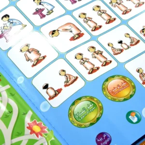 Muslim Kids Arabic English Bilingual Fruit Animal Reading Book Multifunction Learning E-book Early Educational Toy for Children - Image 6