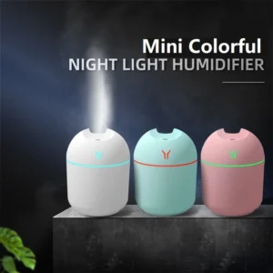 250ML USB Mini Air Humidifier Aroma Essential Oil Diffuser For Home Car Ultrasonic Mute Mist Maker Diffuser with LED Color Lamp - Image 7