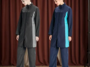 Muslim Women Hijab Swimsuit Hooded Swimwear Islmaic Full Cover Burkini Arab Modest Beachwear Bathing Suit Surf Swim Wear