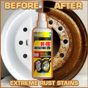 Universal Rust Remover Revitalizing Spray for Car Wheels & Metal Surfaces, Strong Decontamination, Smooth & Reliable - Image 3