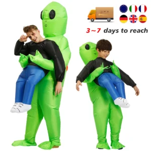 ET-Aliens Inflatable Costume Scary Monster Cosplay For Adult Kids Thanksgiving Christmas Party Festival Stage Children Clothing - Image 5