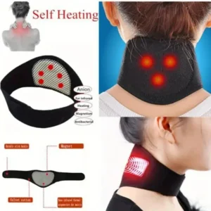 Self-Heating Magnetic Neck Support Brace - Medium Soft Portable Cervical Pillow with Spontaneous Heat Therapy for Tingling, Pain - Image 3