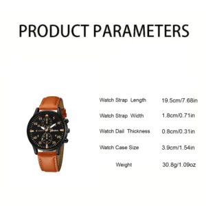 New Hip Hop Mens Fashion Watches Luxury Male Clock Wristwatch Sport MensWrist Watch Bracelet Set Relogio Masculino - Image 7