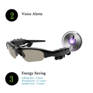 Smart Wireless Sunglasses Sport Stereo Wireless Bluetooth 4.1 Headset Open Ear Headphones Driving Glasses With colorful Sun lens - Image 6