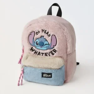 Disney Mickey Mouse Cartoon Fashion Backpack Women's Minnie Canvas School Bag Fashion Large Capacity Backpack Girls Mochila - Image 3