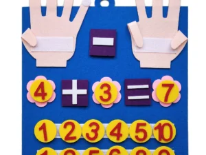 Toddler Montessori Toys Felt Finger Numbers Math Toy Children Counting Early Education Learning Game For Kids Intelligence