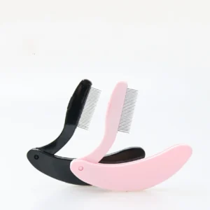 NEW Eyelash Beauty Collapsible Separator Portable Eyelash Brush Comb Mascara Curl Eye Lash Stainless Steel Eyelash Combing Tools - Image 6