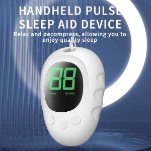 Microcurrent Sleep Aid Device Relieve Insomnia Instrument Help Sleep Night Anxiety Therapy Pressure Relief Palm Pulse Massager - Image 4