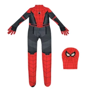 2025 New Spiderman Cosplay Fantasy Costumes Jumpsuit for Boys Girls Miles Morales Superhero Halloween Carnival Zentai Bodysuit - Image 3