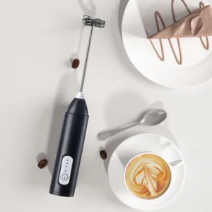 Wireless Milk Frother Electric Type-C Handheld Blender Stainless Steel Mini Coffee Maker Whisk Mixer For Coffee Cappuccino Cream - Image 3