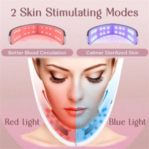 EMS Double Chin V Shape Lift Belt Facial Lifting Massager 5 Modes Face Slimming Vibration Face Lift Tighten Device Skin Care - Image 4