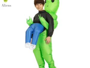 ET-Aliens Inflatable Costume Scary Monster Cosplay For Adult Kids Thanksgiving Christmas Party Festival Stage Children Clothing