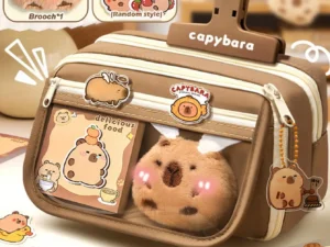 1Pc Large Capacity Pencil Case Flip Cover Stationery Pencil Bag Simple Stationery Storage bag School Office Supplies Stationery