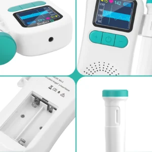 ziqing Doppler Fetal Heartbeat Detector Baby Care The Device Listen Heart Beat Fetal Pregnancy Ultrasound Rate Detection bebey - Image 6