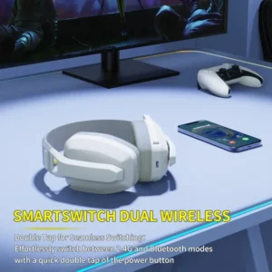 BINNUNE BW06 2.4GHz Bluetooth Gaming Headset with Mic for PS5 PS4 PC Mac Playstation Wireless Gaming headphone with Microphone - Image 5