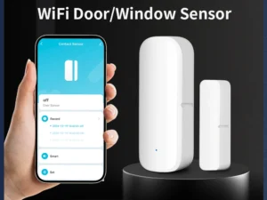 TNCE Tuya Door Window Sensor wifi/zigbee, Open Close Detector Home Security Alarm System, Smart Life Remote Control alexa google