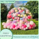 PVC Inflatable Bubble Tent for Kids with Blower Transparent Outdoor Playhouse for Trampoline & Birthday Use