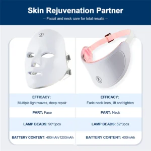 Face and Neck Beauty Machine LED Skin Care Massager - Image 7