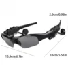 Stereo Earphones Wireless Headset with Mic Glasses Sunglasses for Driving Cycling Sports Noise Reduction Headphones - Image 6