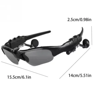 Stereo Earphones Wireless Headset with Mic Glasses Sunglasses for Driving Cycling Sports Noise Reduction Headphones - Image 6